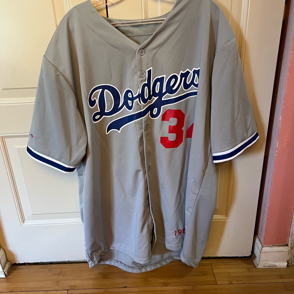 LA Dodgers Major League Baseball Valenzuela’s #34 Jersey